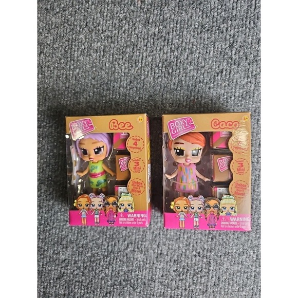 2 Boxy Girls 1st Season Mini Dolls BEE AND COCO Box Sets New Unopened (B) - Picture 1 of 7